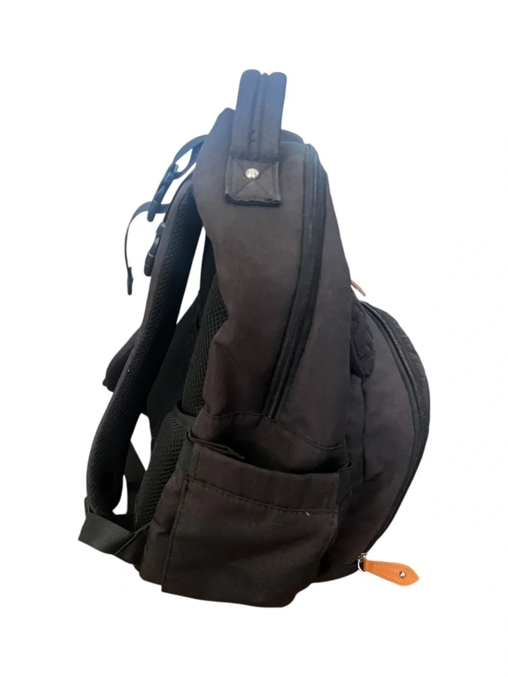 BabbleRoo Black Diaper Bag Backpack Large Capacity Travel Baby Bag